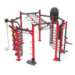 Ignite Rig - Full Length Monkey Bar Run, Pull Up Bar, PunchBag Fixing Point, Side Ladders x 2