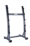 Barbell rack, holds 5 bars, Grey