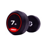 7.5kg Rubber Dumbbells (Solid Ends) pair