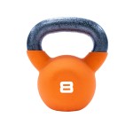 8kg  Orange Neoprene Covered Kettlebell