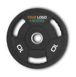 400kg Classic Urethane Olympic disc with hand grips - Branded