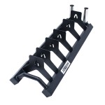 Olympic Training Plate Rack, Black