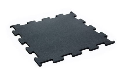 Activ Interlocking Flooring - Black Interlocking Tile 100cm x 100cm x 20 mm