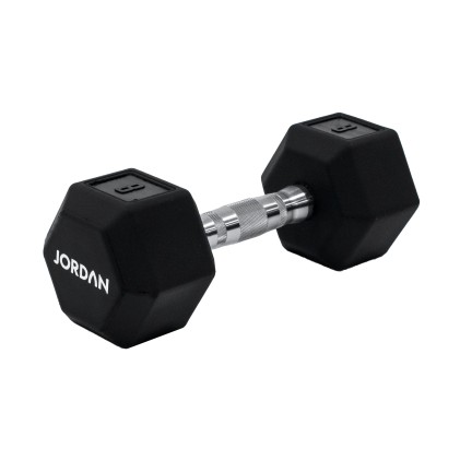 8kg Hexagonal Urethane Dumbell (Pair)
