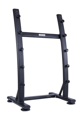 Barbell rack, holds 5 bars, Black