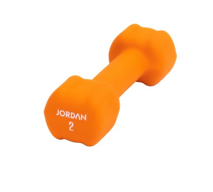 2kg Pair Orange Jordan Ignite Studio Dumbbells