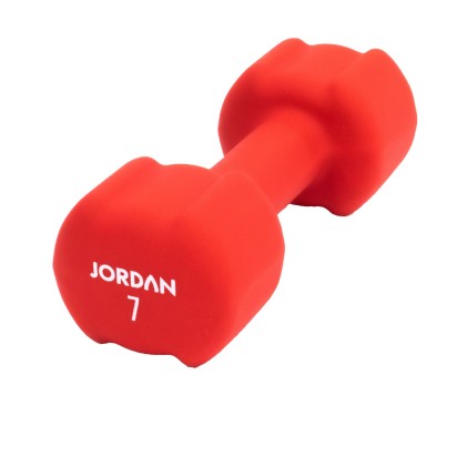7kg Pair Red Jordan Ignite Studio Dumbbells