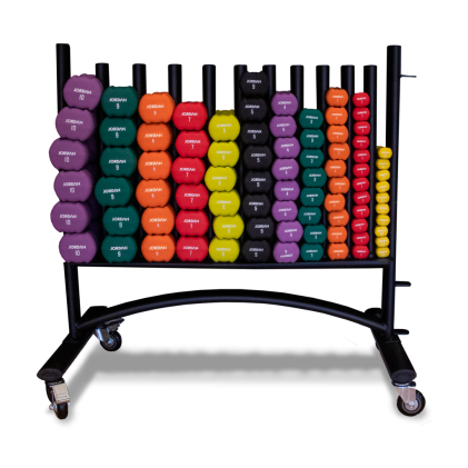 Ignite Studio Dumbbells & Black rack 42 pairs 0.5-5kg