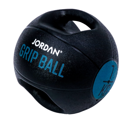 7Kg Double grip medicine ball  - Teal