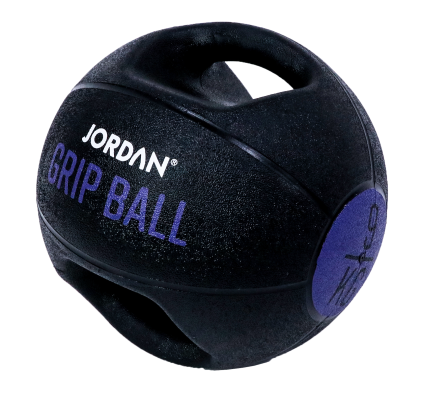 9Kg Double grip medicine ball  - Purple