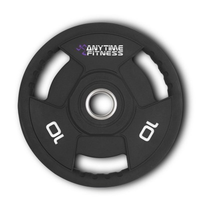 400kg Classic Urethane Olympic disc with hand grips - Branded