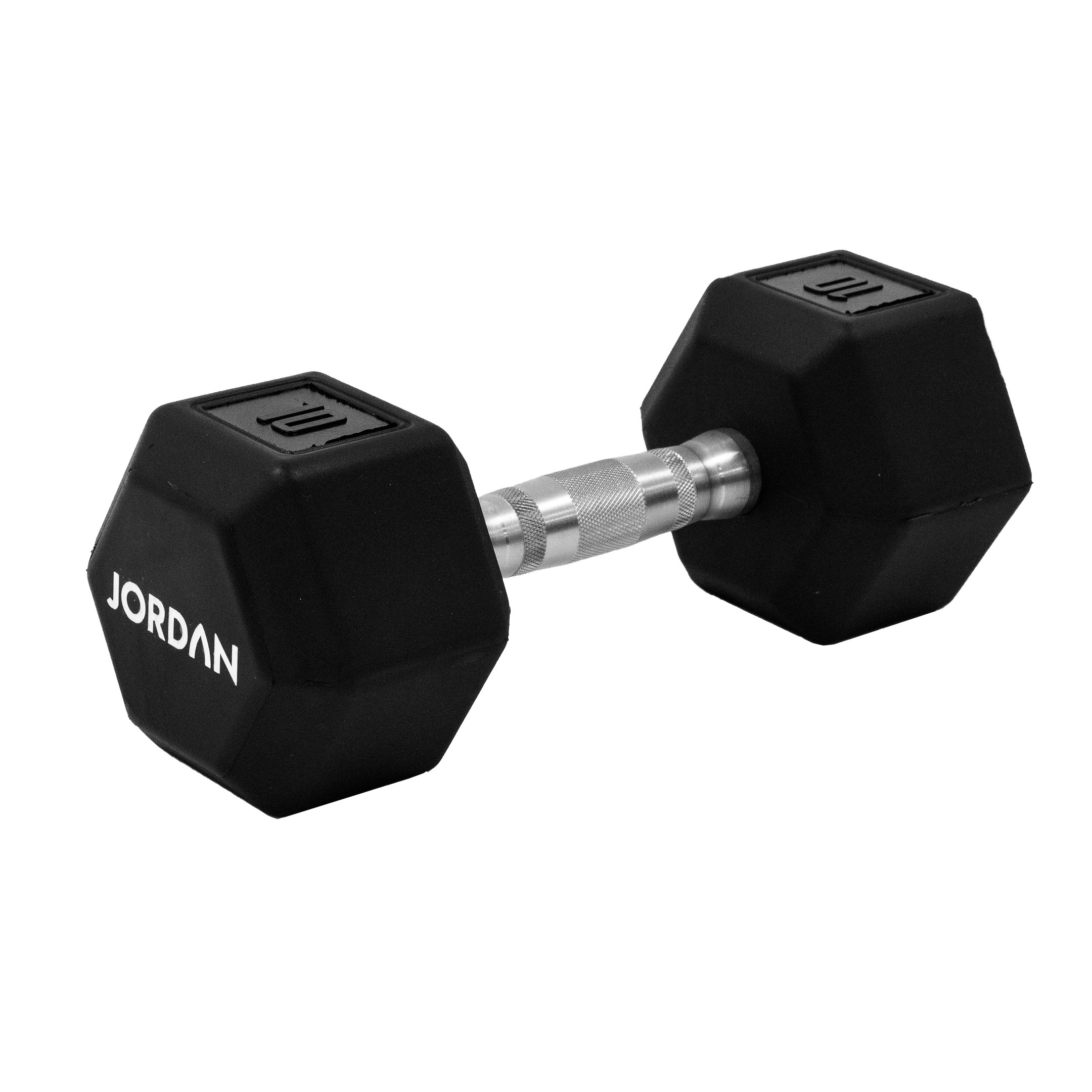 Rubber Hex Dumbbell - 1kg increments